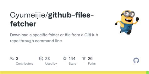 GitHub - Gyumeijie/github-files-fetcher: Download a specific …