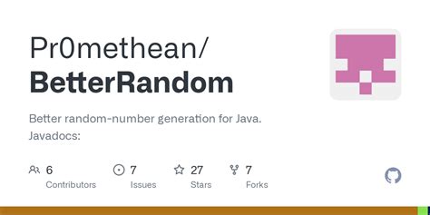 GitHub - Pr0methean/BetterRandom: Better random-number …