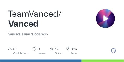 GitHub - TeamVanced/Vanced: Vanced Issues/Docs repo