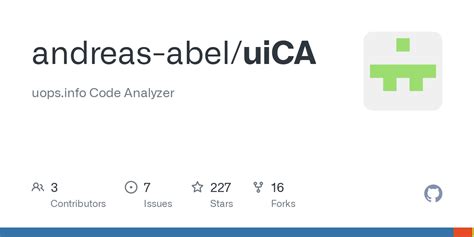 GitHub - andreas-abel/uiCA: uops.info Code Analyzer