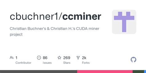 GitHub - cbuchner1/ccminer: Christian Buchner