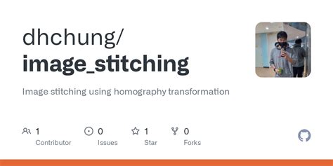 GitHub - dhchung/image_stitching: Image stitching using …