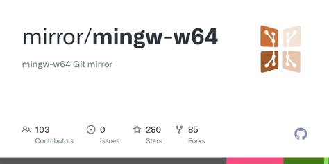 GitHub - mirror/mingw-w64: mingw-w64 Git mirror