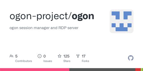 GitHub - ogon-project/ogon: ogon session manager and …