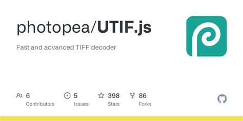 GitHub - photopea/UTIF.js: Fast and advanced TIFF decoder