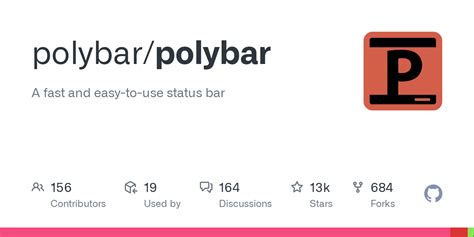 GitHub - polybar/polybar: A fast and easy-to-use status bar