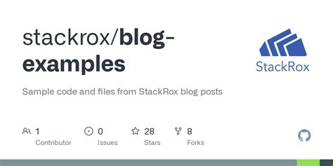 GitHub - stackrox/contributions: Samples for customer …