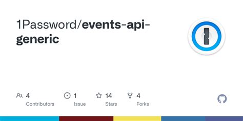 GitHub 1Password/eventsapigeneric