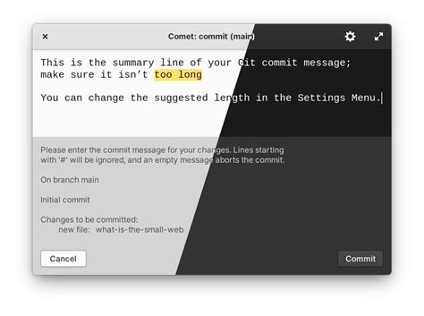 GitHub A beautiful git commit message editor for