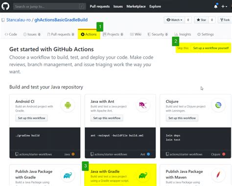 GitHub Actions with Gradle to Set Up a Basic CI/CD Build
