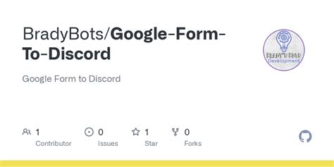 GitHub BradyBots/GoogleFormToDiscord Google Form to Discord