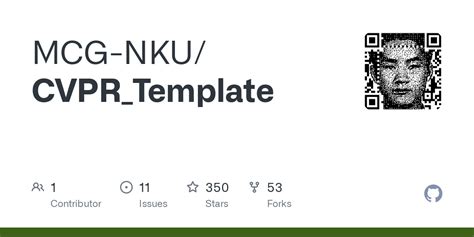 GitHub MCG NKU/CVPR Template