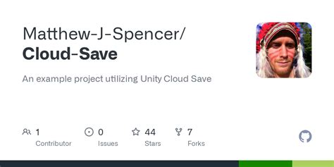 GitHub MatthewJSpencer/CloudSave An example project utilizing