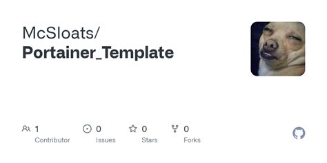 GitHub McSloats/Portainer Template