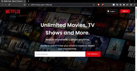 GitHub Netflix Landing Page Clone