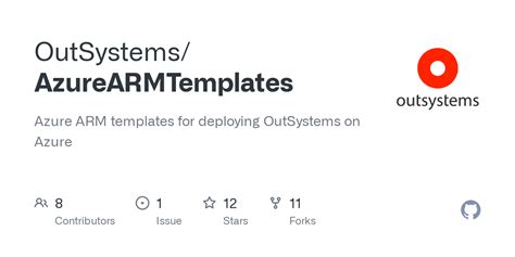 GitHub OutSystems/AzureARMTemplates Azure ARM templates for