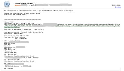 GitHub Qradar custom offense mailer