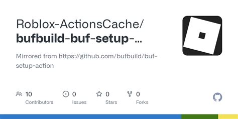 GitHub RobloxActionsCache/bufbuildbufsetupaction Mirrored from
