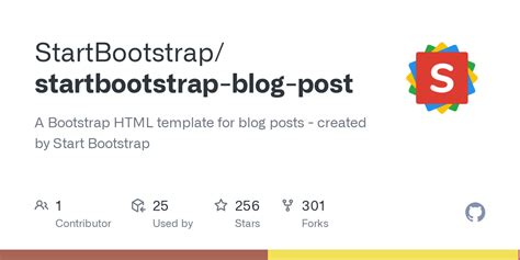 GitHub StartBootstrap/startbootstrapblogpost A Bootstrap HTML
