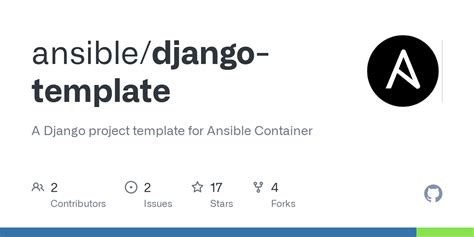 GitHub ansible/djangotemplate A Django project template for Ansible