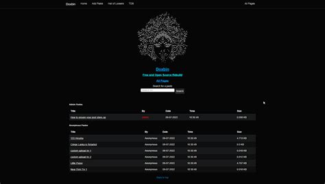 GitHub aortaa/doxbin: site for the doxing
