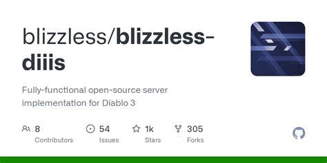 GitHub blizzless/blizzless-diiis: Fully-functional open.
