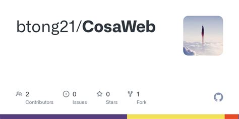GitHub btong21/CosaWeb