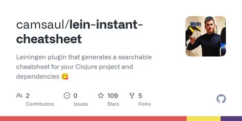 GitHub camsaul/leininstantcheatsheet Leiningen plugin that