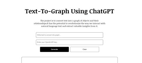 GitHub dhruv2x/TextToGraphUsingChatGPT Converts unstructured