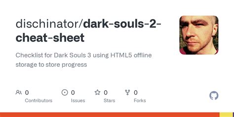 GitHub dischinator/darksouls2cheatsheet Checklist for Dark Souls