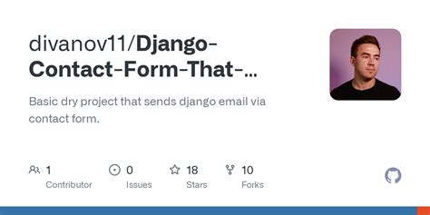 GitHub divanov11/DjangoContactFormThatSendsEmails Basic dry