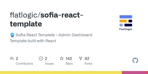 GitHub flatlogic/sofiareacttemplate 🔮 Sofia React Template Admin