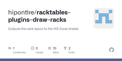 GitHub hipontire/racktablespluginsdrawracks Outputs the rack