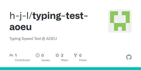 GitHub hjl/typingtestaoeu Typing Speed Test AOEU