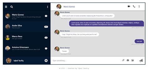 GitHub iqbaltaufiq/chattemplate Chat template for Web App