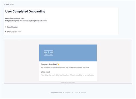 GitHub julienbourdeau/laravelmailview Preview Laravel Mailables