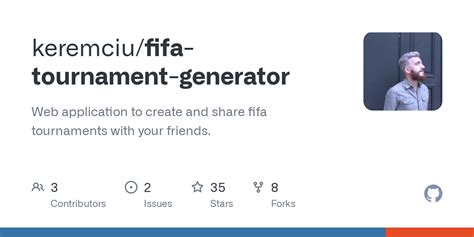 GitHub keremciu/fifatournamentgenerator