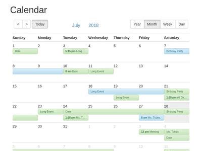 GitHub marclundgren/bootstrapgooglecalendar Full view calendar