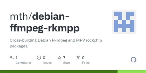 GitHub mth/debianffmpegrkmpp Crossbuilding Debian FFmpeg and MPV