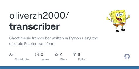 GitHub oliverzh2000/transcriber Sheet music transcriber written in