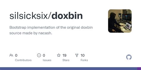 GitHub silsicksix/doxbin: Bootstrap implementation of the original