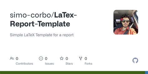 GitHub simo corbo/LaTex Report Template: Simple LaTeX Template for a
