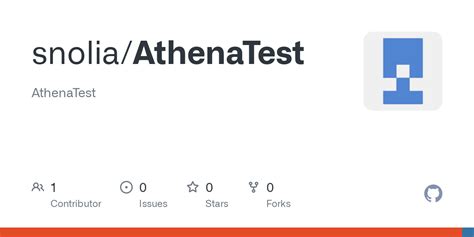 GitHub snolia/AthenaTest AthenaTest