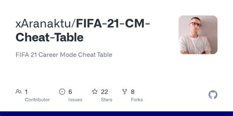 GitHub xAranaktu/FIFA21CMCheatTable FIFA 21 Career Mode Cheat Table