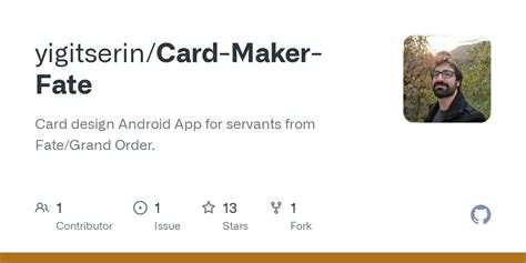 GitHub yigitserin/CardMakerFate Card design Android App for servants from Fate/Grand Order.
