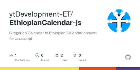 GitHub ytDevelopmentET/EthiopianCalendarjs Gregorian Calendar to