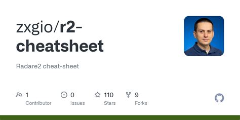 GitHub zxgio/r2cheatsheet Radare2 cheatsheet
