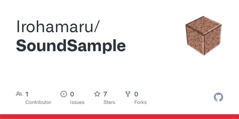 Github Irohamaru Soundsample