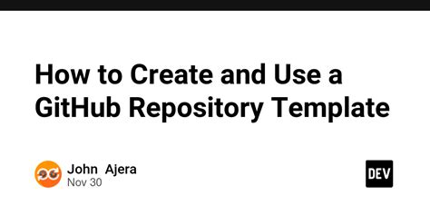 Github Repo Template