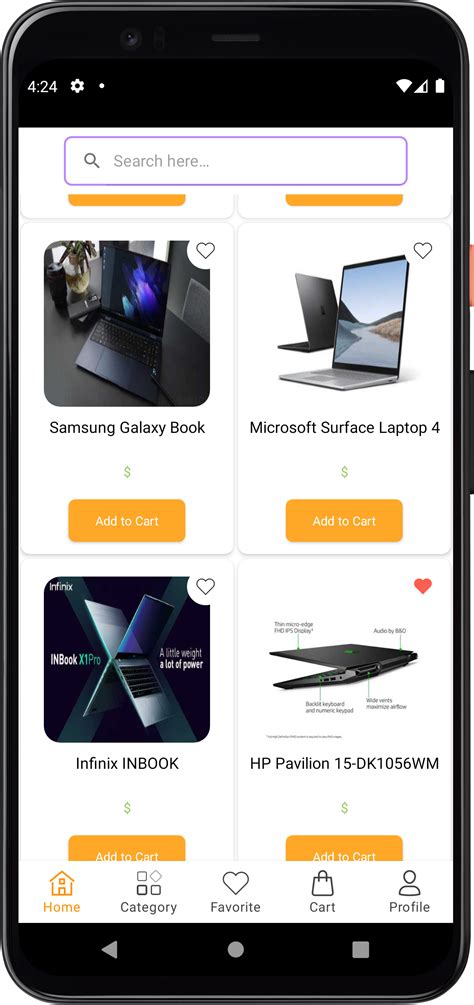 Github ecommerce android.  Here is a preview of what your application ...